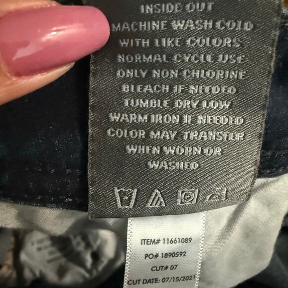 Torrid luxe slim boot jeans dark wash denim flare mid rise plus size 20R - Picture 8 of 12